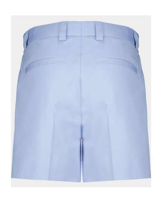 Gucci Blue Web-Loop Tailored Shorts for men