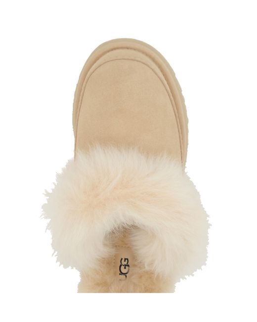 Ugg Natural Disquette Chalet Slip-On Mules