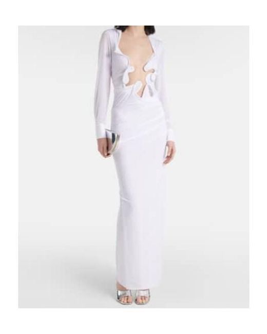 Christopher Esber White Long Sleeve Dress