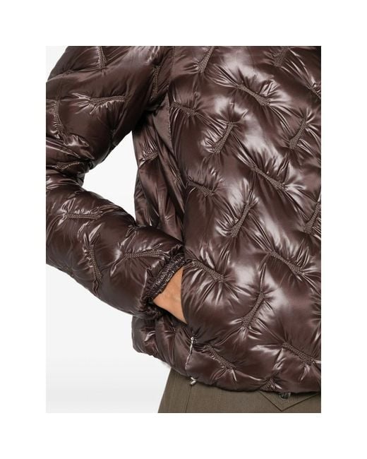 Herno Brown Quilted Cotton Jacket