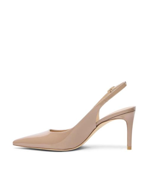Stuart Weitzman White Stuart Power Slingback 75