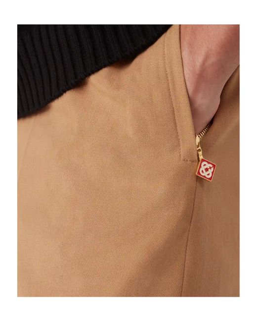 Casablanca Natural Straight-Leg Chinos for men