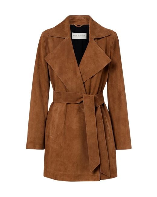 Nour Hammour Brown Kerry's Belted Jacket
