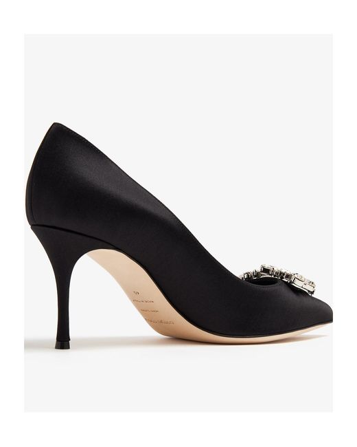 Sergio Rossi Black Pointed High Heels