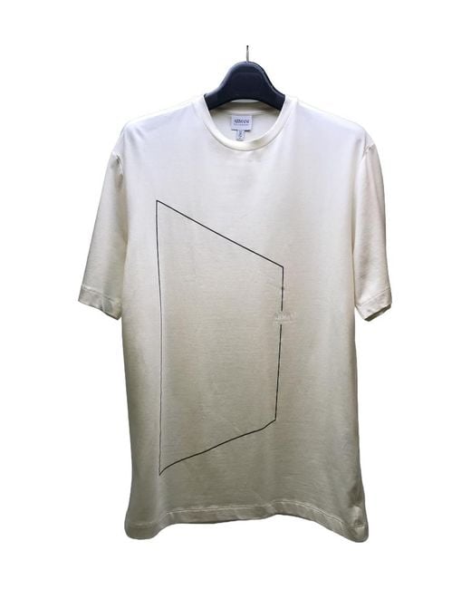 Armani Collezioni Gray Round-Necked T-Shirt for men