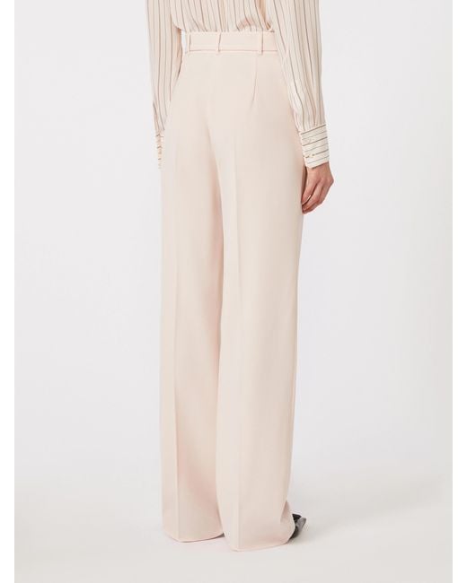Max Mara White Studio Quasar Straight Leg Trousers