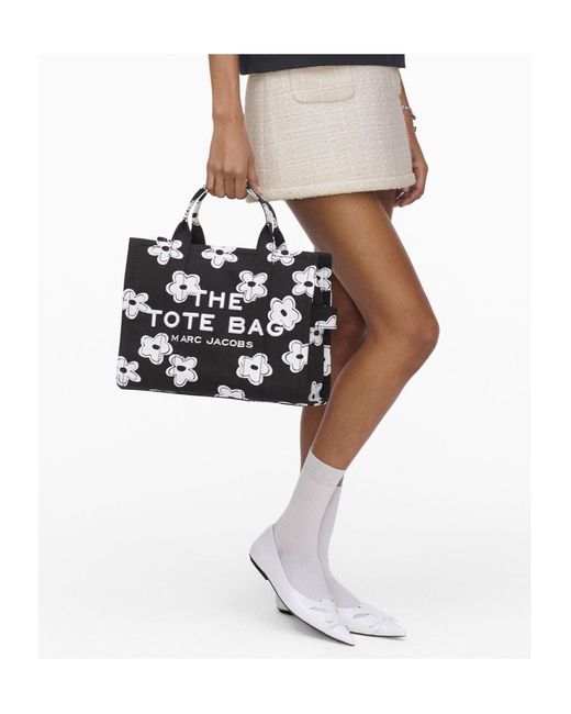Marc Jacobs Black The Daisy Medium Tote Bag
