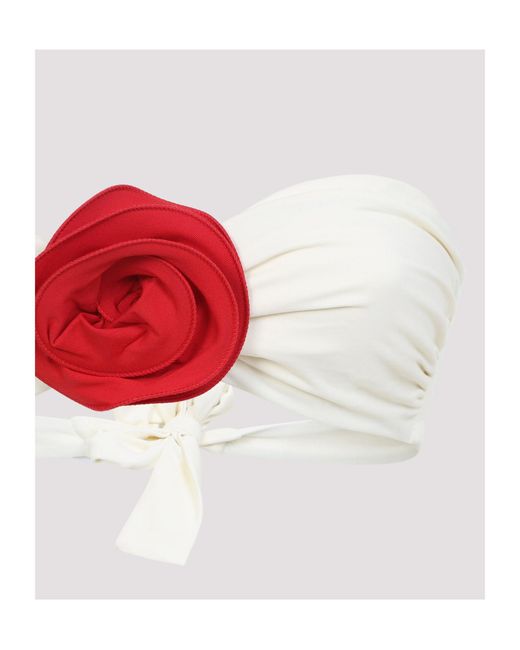 LaRevêche Red Derya Bandeau Bikini Set