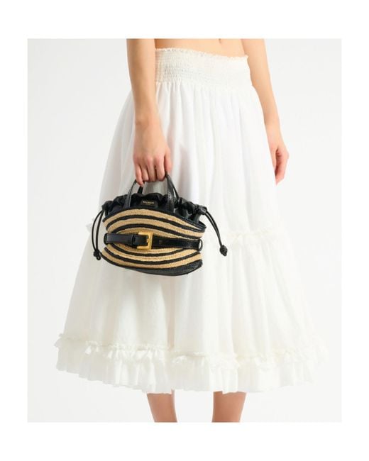 Balmain Black Mini Shuffle Bag