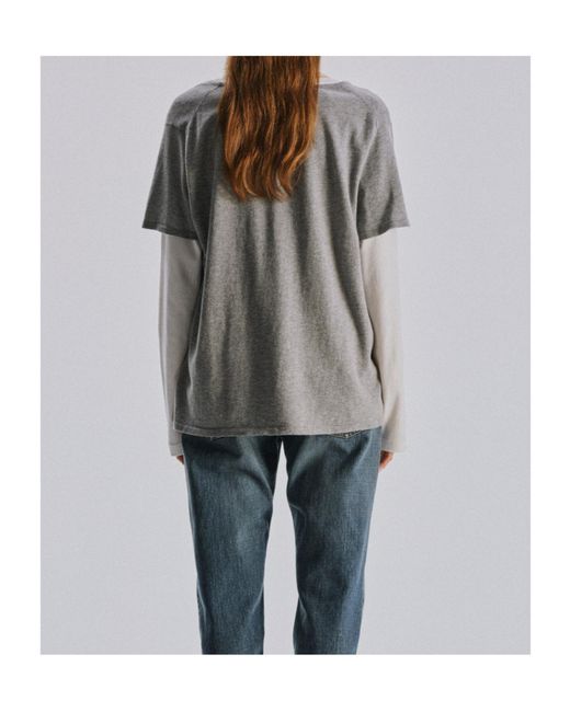 The Row Gray Pirro T-Shirt