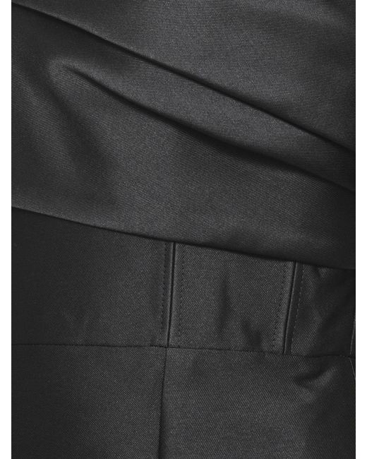 Solace London Black London Off-Shoulder Midi Dress