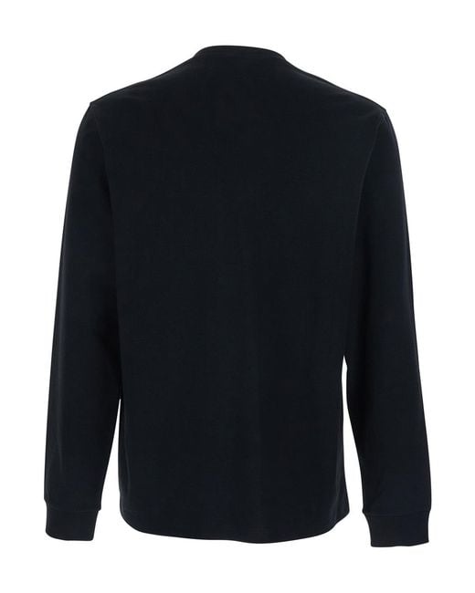 Céline Blue Long-Sleeved T-Shirt for men