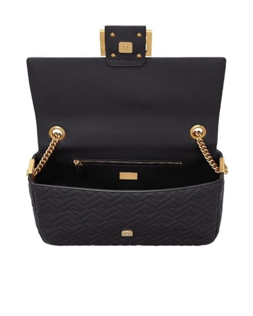 Fendi Black Nappa Leather Bag