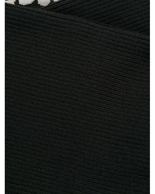Off-White c/o Virgil Abloh Black Logo Waist Straight Pants