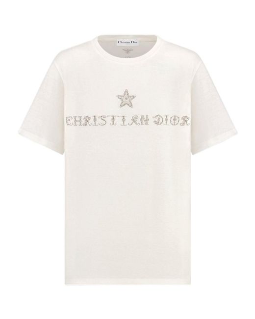 Dior White Crew Neck T-Shirt
