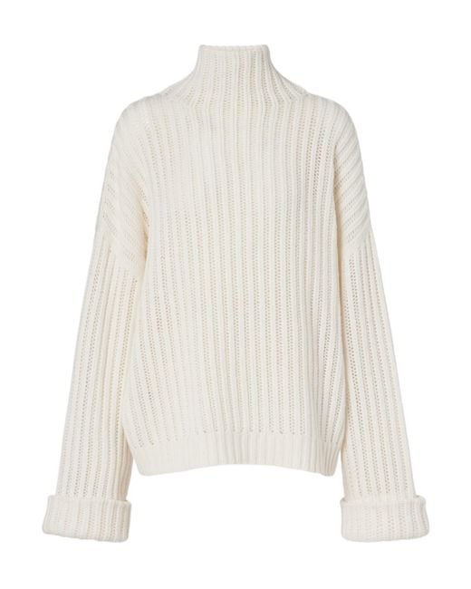 Brunello Cucinelli White Long-Sleeved Knitwear
