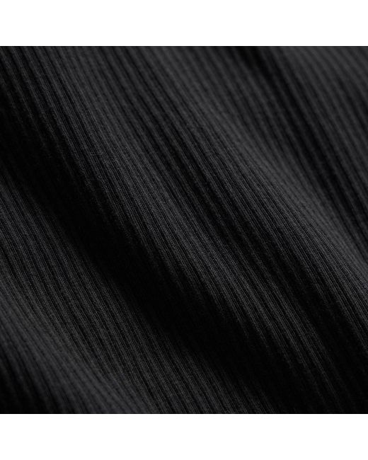 James Perse Black Ribbed Crewneck Tank Top for men