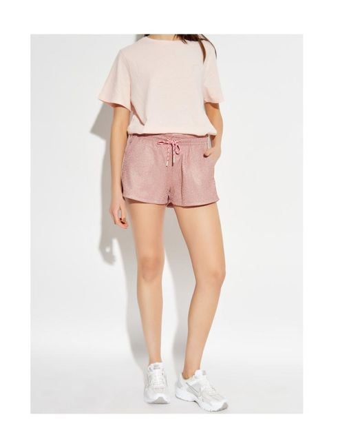 The Upside Pink Galaxa Drawstring Shorts