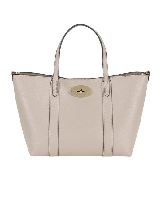 Mulberry White Bayswater Tote Bag