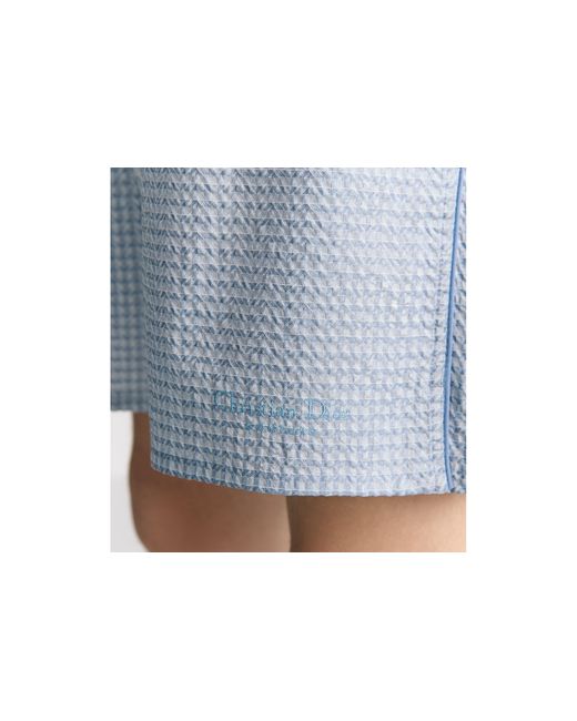 Dior Blue Shorts With Christian Couture Embroidery for men