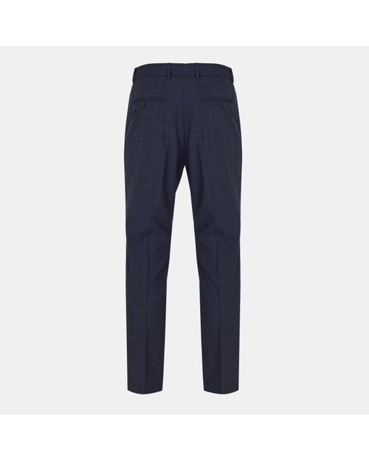 Boss Blue Check 2-Piece Suit for men