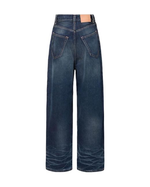 Acne Blue Belt-Loop Jeans