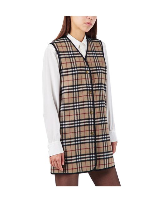 Burberry Black Plaid Jacket