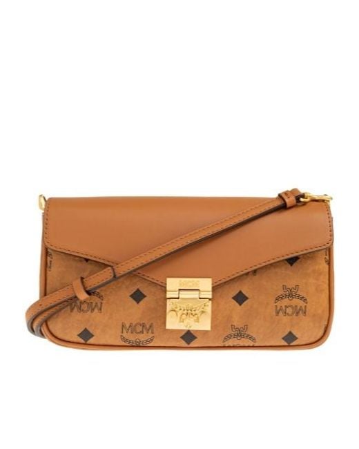 MCM Brown Tracy Crossbody Bag