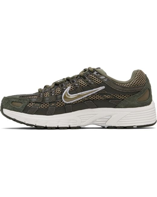 Nike Green P-6000 Mesh Trainers for men