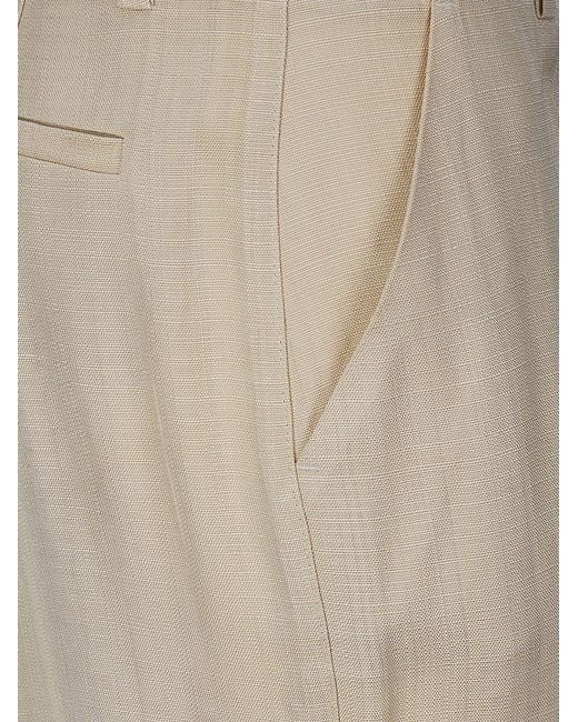 P.A.R.O.S.H. Natural P.A.R.O..H. Flared Trousers