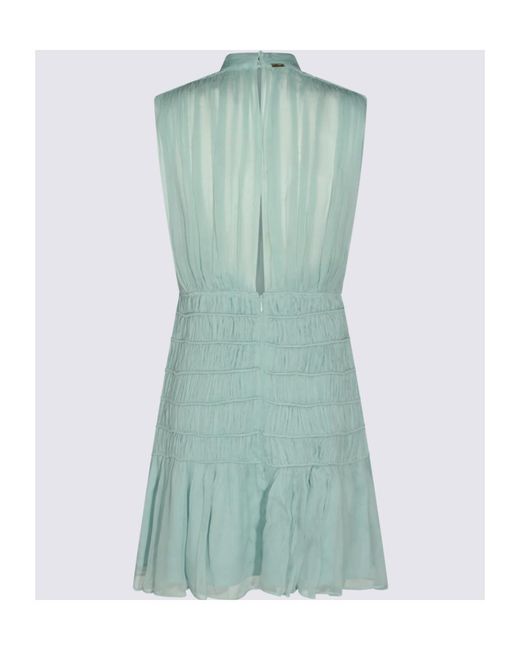 Twinset Green Elastic Waist Dress