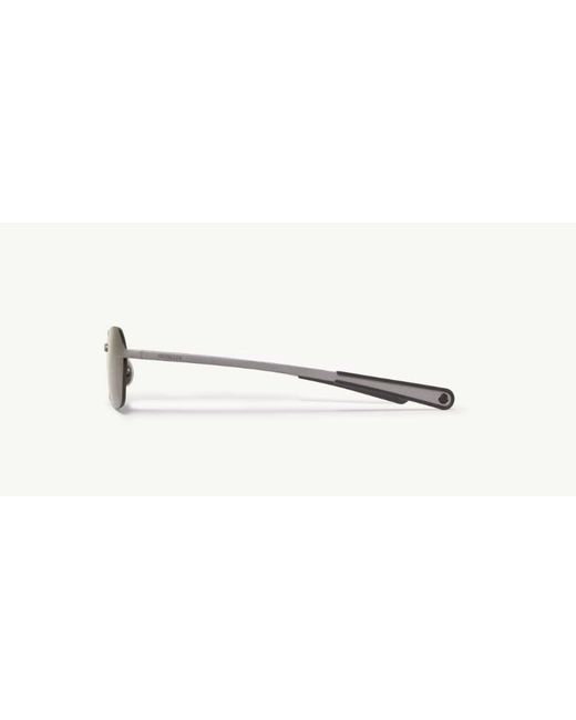 Moncler White Orris Rectangular Sunglasses for men
