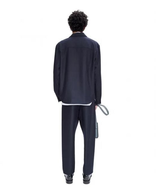 A.P.C. Blue John Shirt Jacket for men