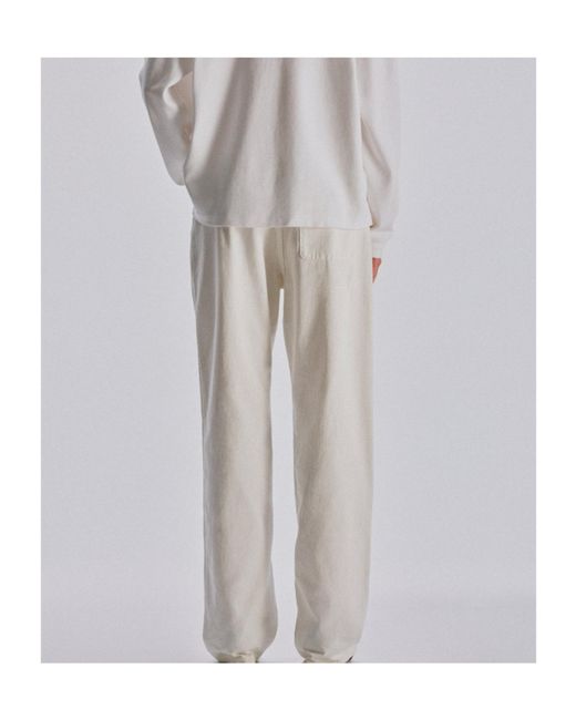 The Row White Casual Pants With Belt Loops