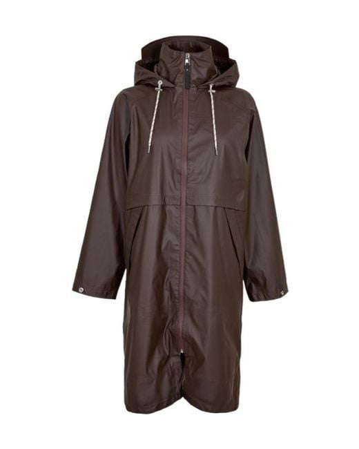 Varley Brown Kirsten Raincoat