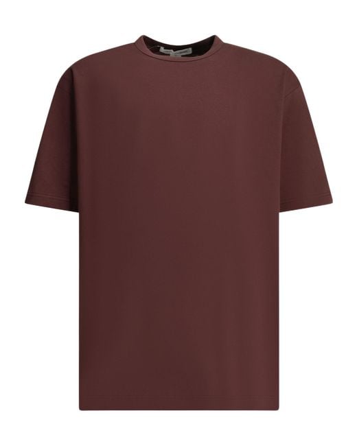 Comme des Garçons Purple Comme Des Garçons Shirt Reverse Logo Crew Neck T-Shirt for men