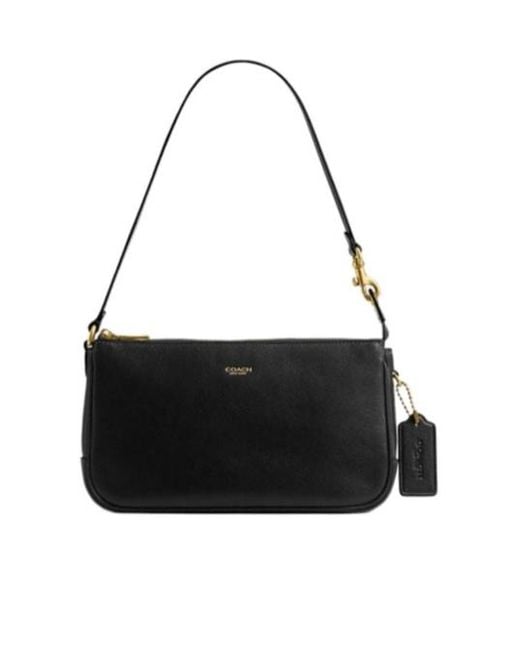 COACH Black Plaza Shoulder Bag