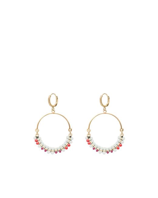 Isabel Marant White Metal Earrings