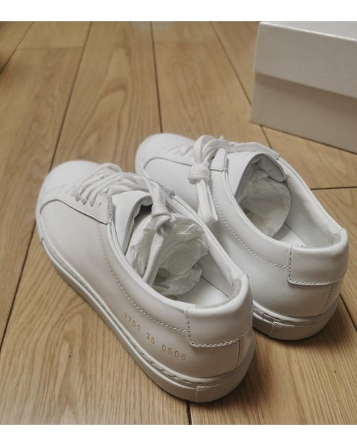 Common Projects White Original Achilles Low-Top Sneakers for men