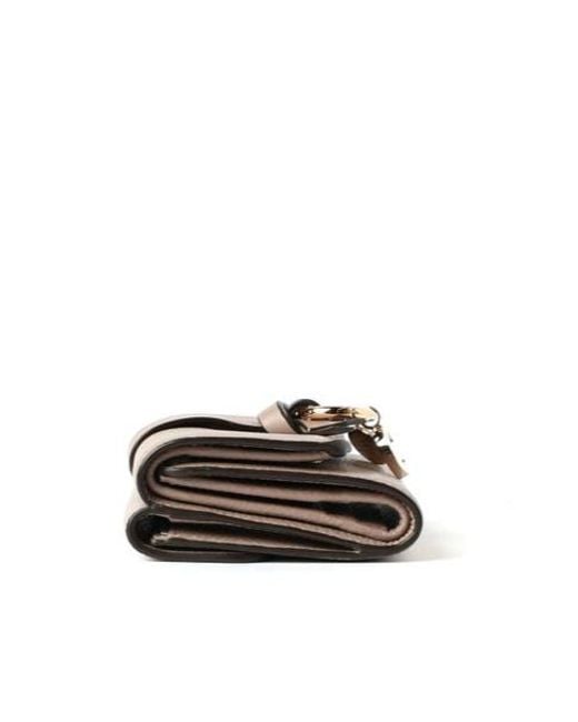 Chloé Natural Alphabet Small Trifold Wallet