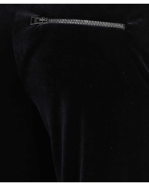 Tom Ford Black High-Waist Zipped Trousers