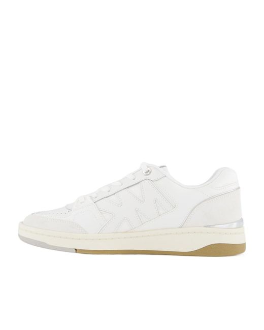 Michael Kors White Round-Headed Professional Sports Shoes