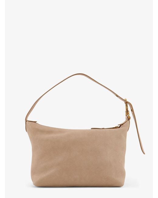 Miu Miu White Logo Shoulder Bag