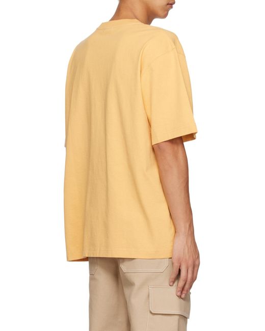 Jacquemus Multicolor Raphia Embroidered Logo T-Shirt for men
