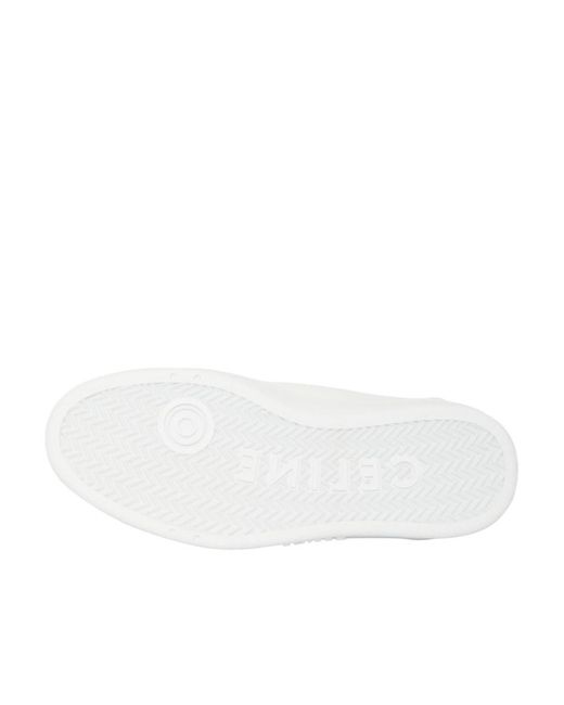 Céline White Ct-10 Trainer Low Lace-Up Sneaker
