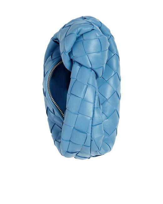 Bottega Veneta Blue Candy Jodie Leather Handbag