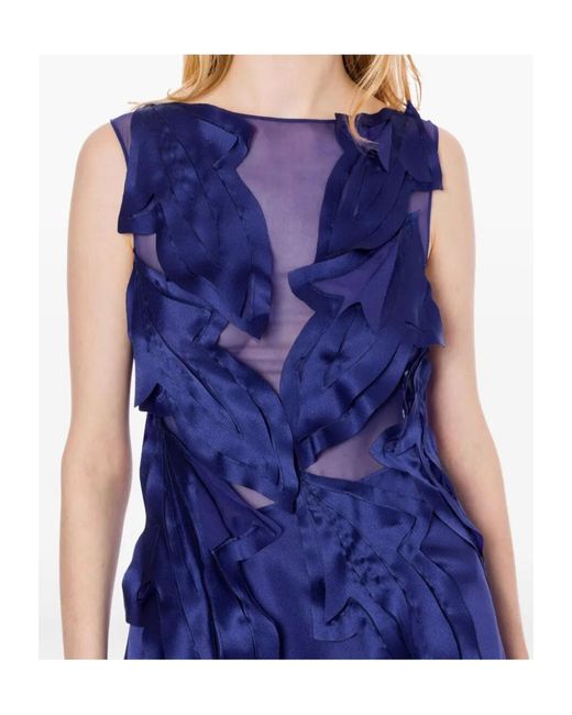 Alberta Ferretti Blue Dress