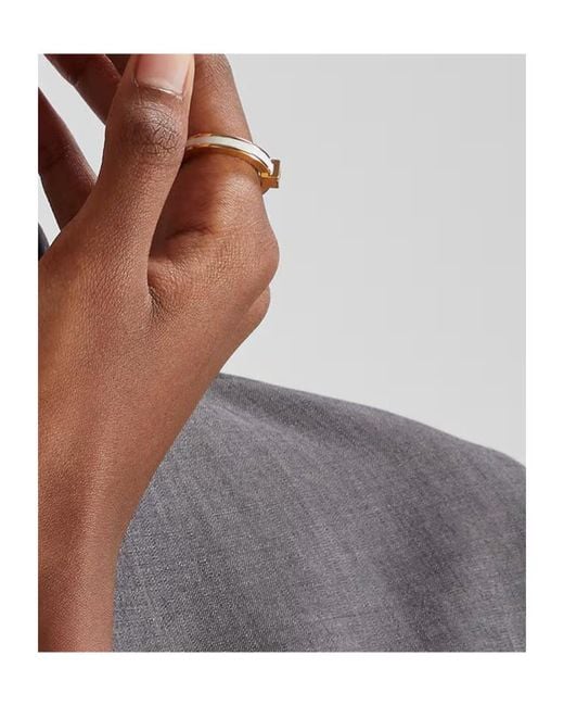 Fendi Metallic Forever Ring
