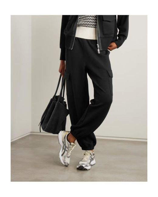 Varley Black Elastic Waist Casual Pants