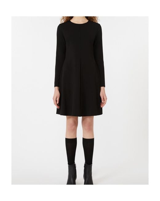Weekend by Maxmara Black Long Sleeve Dress